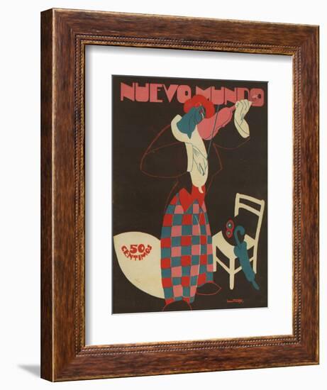 Nuevo Mundo, Magazine Cover, Spain, 1924-null-Framed Giclee Print