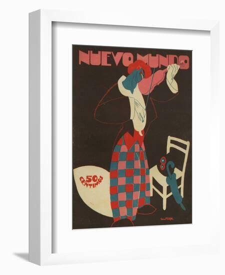 Nuevo Mundo, Magazine Cover, Spain, 1924-null-Framed Giclee Print