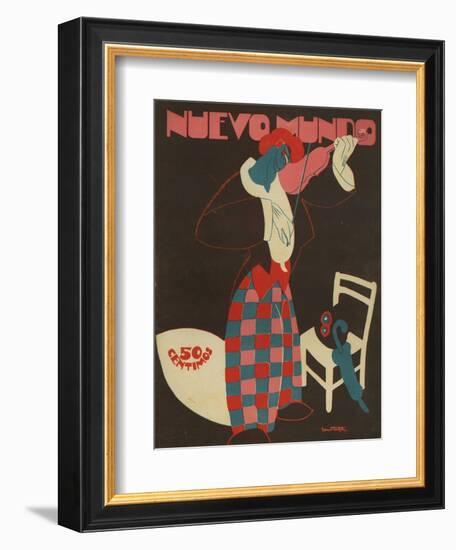 Nuevo Mundo, Magazine Cover, Spain, 1924-null-Framed Giclee Print