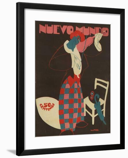 Nuevo Mundo, Magazine Cover, Spain, 1924-null-Framed Giclee Print