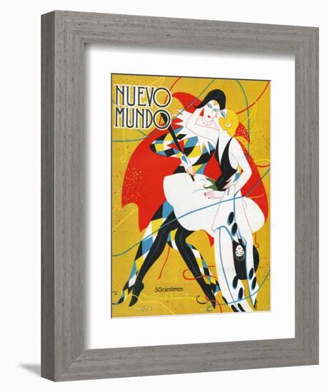 Nuevo Mundo, Magazine Cover, Spain, 1927-null-Framed Giclee Print