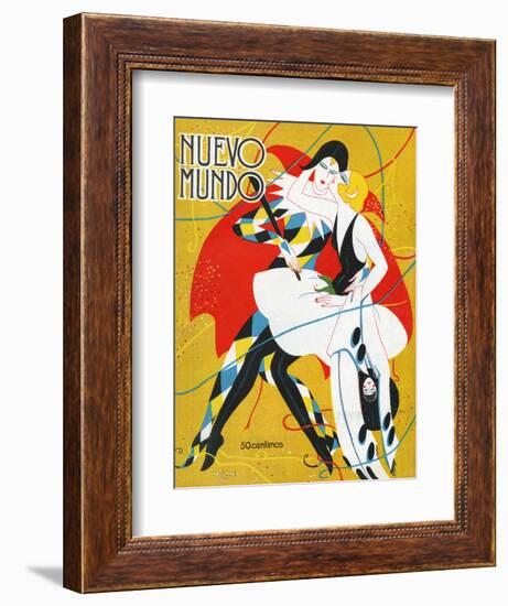 Nuevo Mundo, Magazine Cover, Spain, 1927-null-Framed Giclee Print