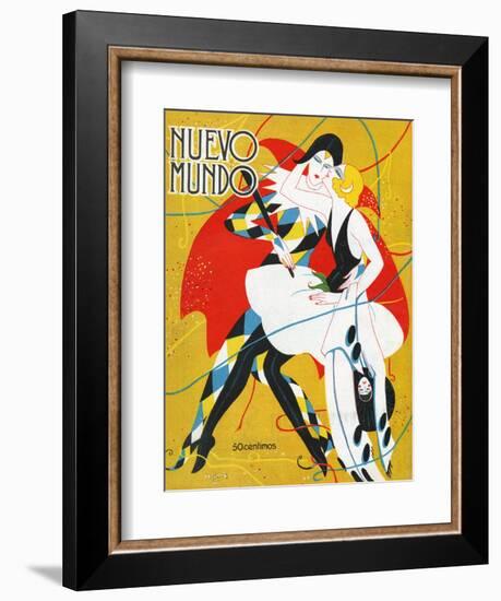 Nuevo Mundo, Magazine Cover, Spain, 1927-null-Framed Giclee Print