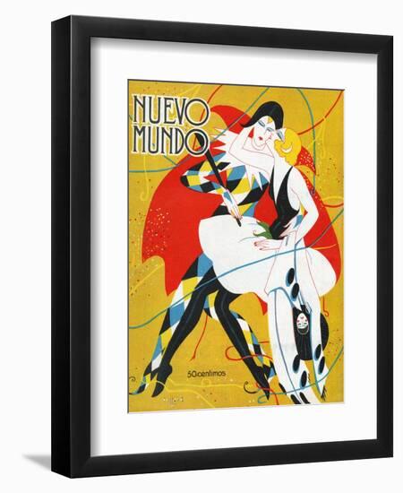 Nuevo Mundo, Magazine Cover, Spain, 1927-null-Framed Giclee Print