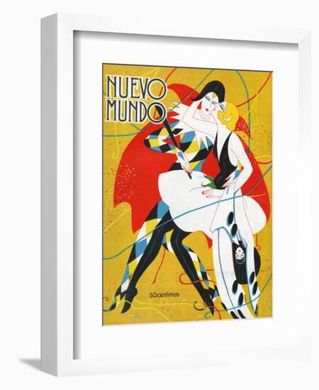 Nuevo Mundo, Magazine Cover, Spain, 1927-null-Framed Giclee Print