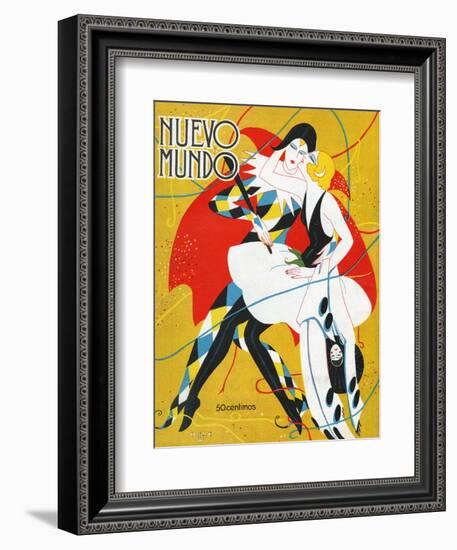 Nuevo Mundo, Magazine Cover, Spain, 1927-null-Framed Giclee Print