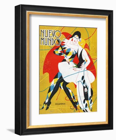 Nuevo Mundo, Magazine Cover, Spain, 1927-null-Framed Giclee Print