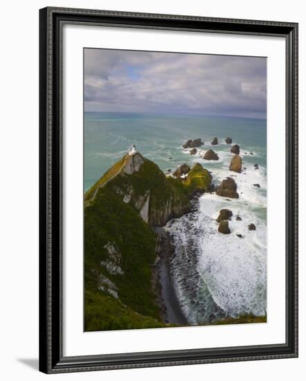 Nugget Point, Catlins, South Island, New Zealand-Doug Pearson-Framed Photographic Print
