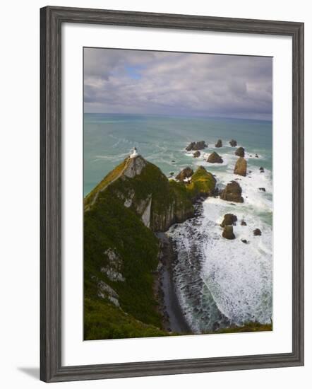 Nugget Point, Catlins, South Island, New Zealand-Doug Pearson-Framed Photographic Print