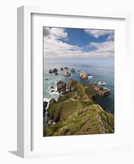 Nugget Point, Otago, South Island, New Zealand, Pacific-Michael Snell-Framed Photographic Print