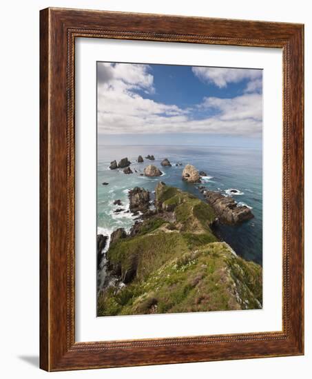Nugget Point, Otago, South Island, New Zealand, Pacific-Michael Snell-Framed Photographic Print