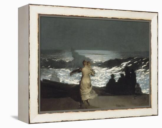 Nuit d'été-Winslow Homer-Framed Premier Image Canvas