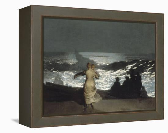 Nuit d'été-Winslow Homer-Framed Premier Image Canvas
