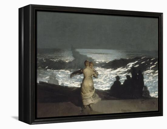 Nuit d'été-Winslow Homer-Framed Premier Image Canvas