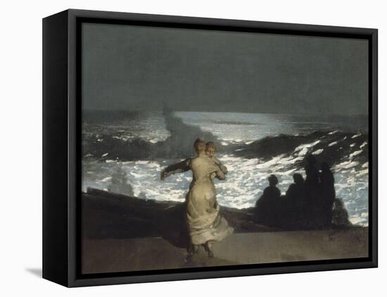 Nuit d'été-Winslow Homer-Framed Premier Image Canvas