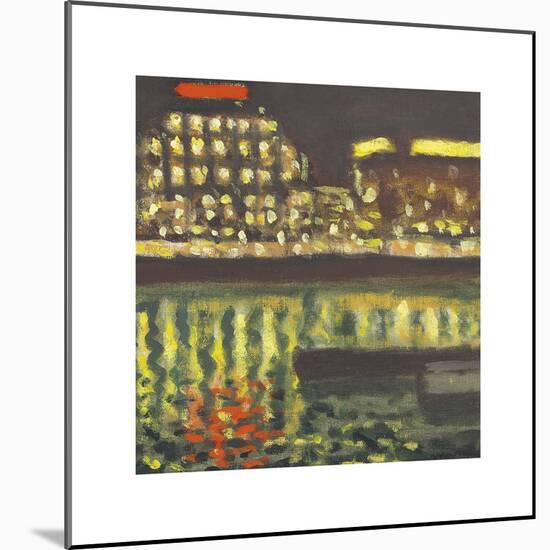 Nuit, Paris (La Samaritaine)-Albert Marquet-Mounted Premium Giclee Print