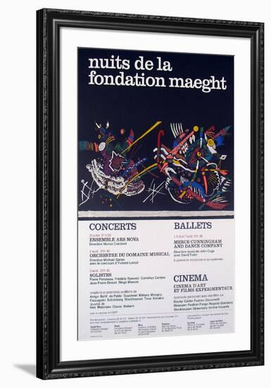 Nuits de la Fondation 1966-Wassily Kandinsky-Framed Art Print