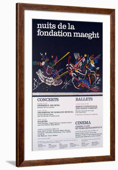 Nuits de la Fondation 1966-Wassily Kandinsky-Framed Art Print