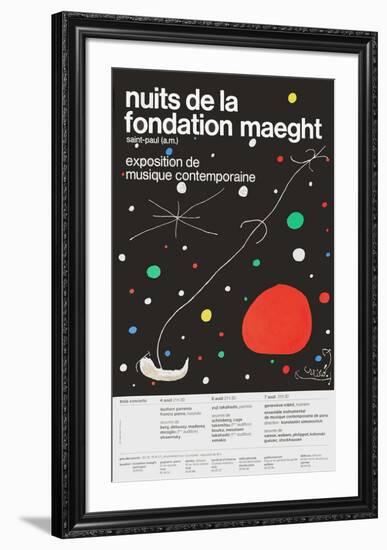 Nuits de la Fondation-Joan Miro-Framed Collectable Print