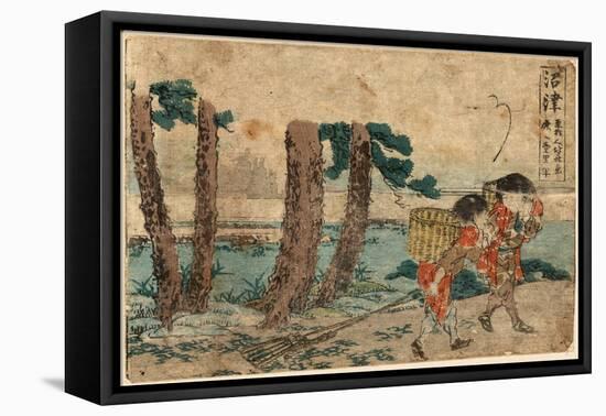 Numazu-Katsushika Hokusai-Framed Premier Image Canvas