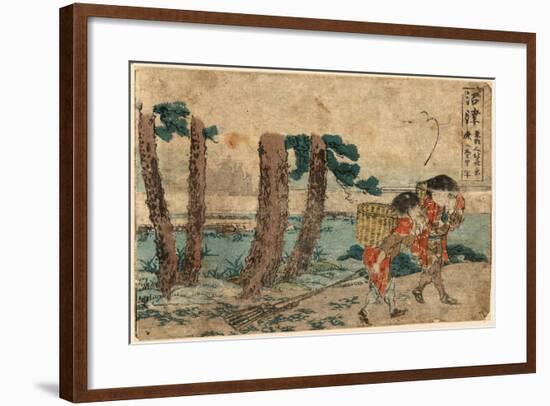 Numazu-Katsushika Hokusai-Framed Giclee Print