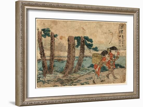 Numazu-Katsushika Hokusai-Framed Giclee Print