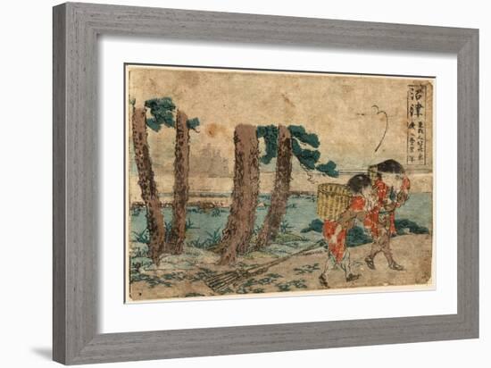 Numazu-Katsushika Hokusai-Framed Giclee Print