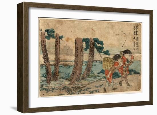 Numazu-Katsushika Hokusai-Framed Giclee Print