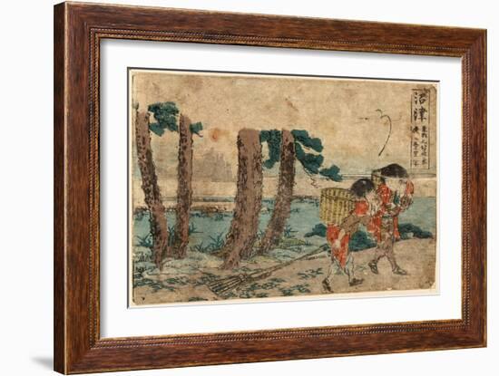 Numazu-Katsushika Hokusai-Framed Giclee Print