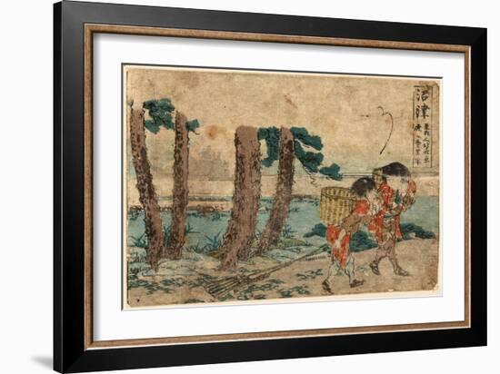 Numazu-Katsushika Hokusai-Framed Giclee Print