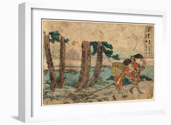 Numazu-Katsushika Hokusai-Framed Giclee Print