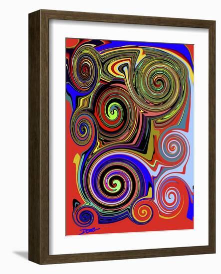 Number 102-Diana Ong-Framed Giclee Print