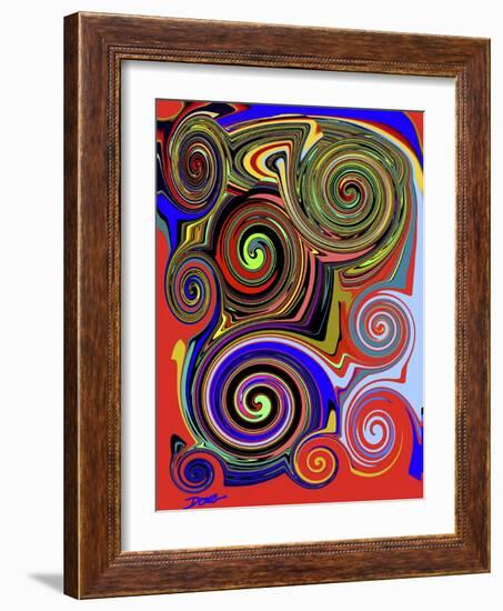 Number 102-Diana Ong-Framed Giclee Print