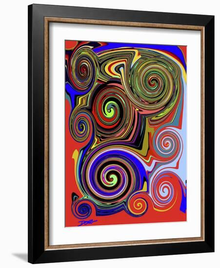 Number 102-Diana Ong-Framed Giclee Print