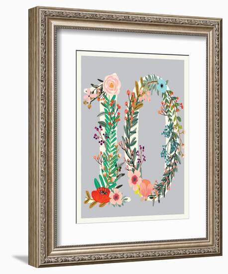 Number 10-Kindred Sol Collective-Framed Art Print