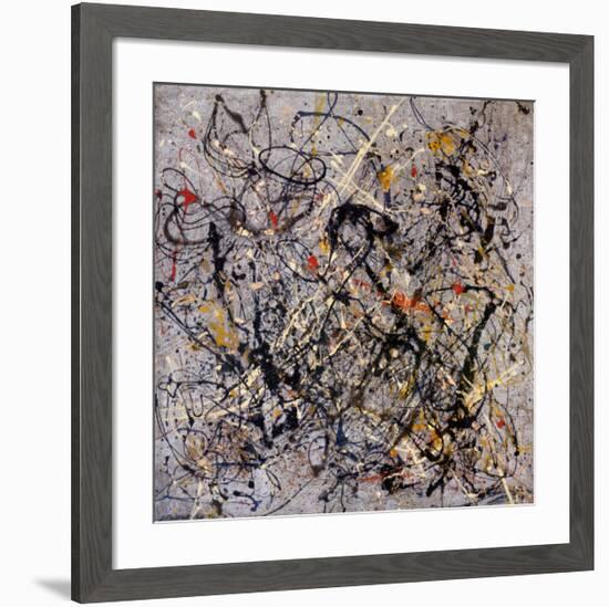 Number 18, 1950-Jackson Pollock-Framed Art Print