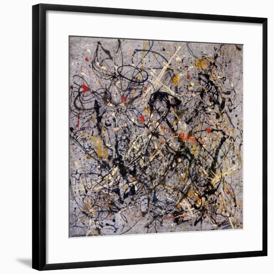 Number 18, 1950-Jackson Pollock-Framed Art Print