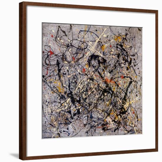 Number 18, 1950-Jackson Pollock-Framed Art Print