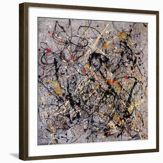 Number 18, 1950-Jackson Pollock-Framed Art Print