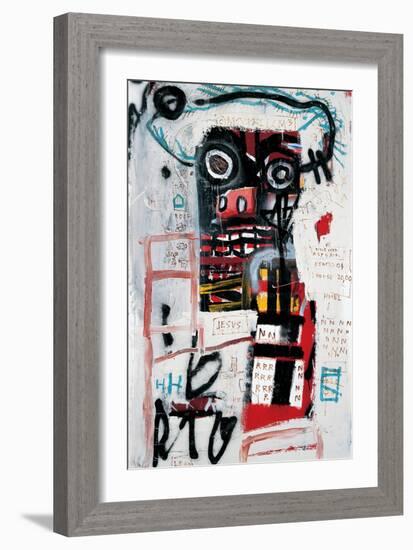 Number 1-Jean-Michel Basquiat-Framed Giclee Print