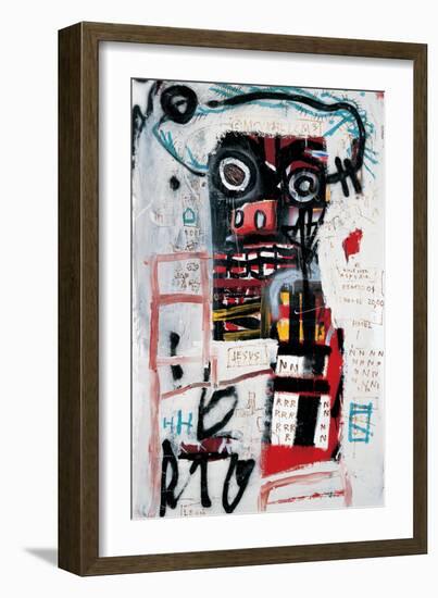 Number 1-Jean-Michel Basquiat-Framed Giclee Print