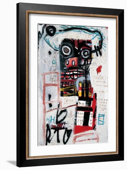 Number 1-Jean-Michel Basquiat-Framed Giclee Print