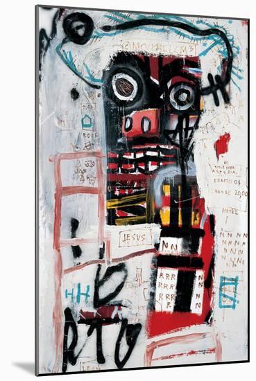 Number 1-Jean-Michel Basquiat-Mounted Giclee Print