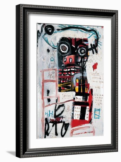 Number 1-Jean-Michel Basquiat-Framed Giclee Print