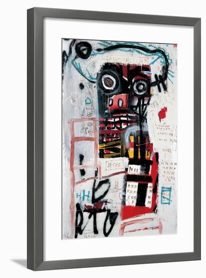 Number 1-Jean-Michel Basquiat-Framed Giclee Print