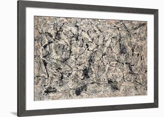 Number 28, 1950-Jackson Pollock-Framed Art Print