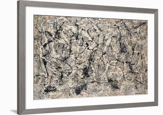 Number 28, 1950-Jackson Pollock-Framed Art Print