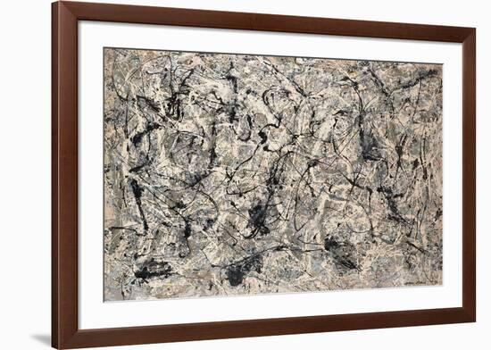 Number 28, 1950-Jackson Pollock-Framed Art Print