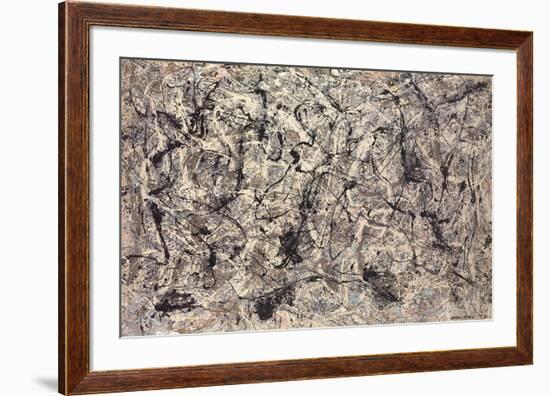 Number 28-Pollock Jackson-Framed Art Print