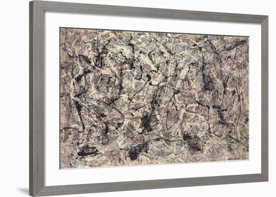 Number 28-Pollock Jackson-Framed Art Print